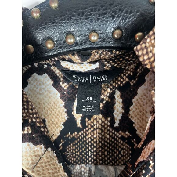 White House Black Market python print dress XS - Picture 5 of 5